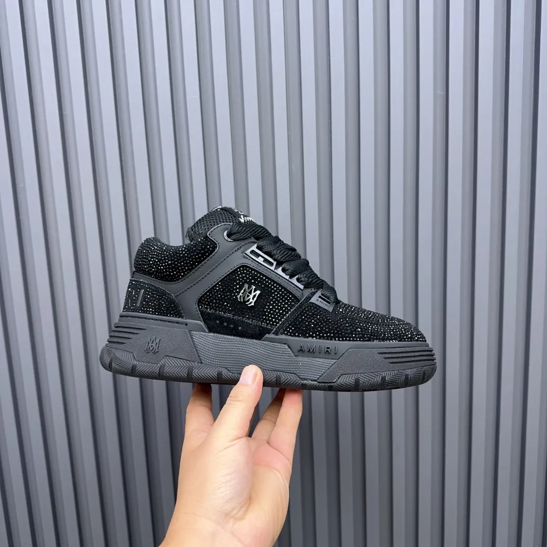 Men's shoes 💰760💰 AMIRI AMIRI fashion brand hot sale 🔥 Available all year round, couples 💑 Official website synchronization Imported fabrics 1⃣️ vs 1⃣️ replica, original factory special original sole, 35-45 (45. non-refundable)